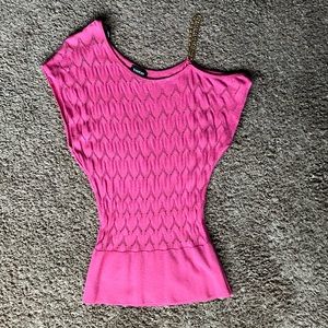 Bebe One Sleeve top